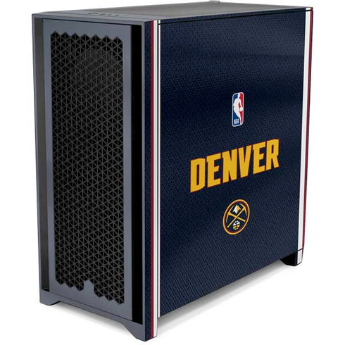 NBA Denver Nuggets Jersey Corsair 4000D Tempered Glass Mid-Tower ATX Case Skin